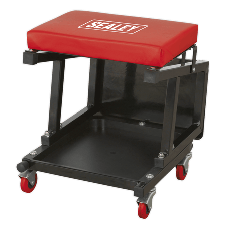 Sealey Mechanic's Utility Seat & Step Stool Model No- SCR16