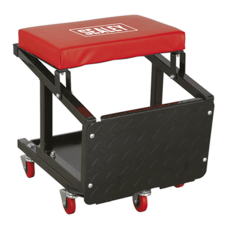 Sealey Mechanic's Utility Seat & Step Stool Model No- SCR16