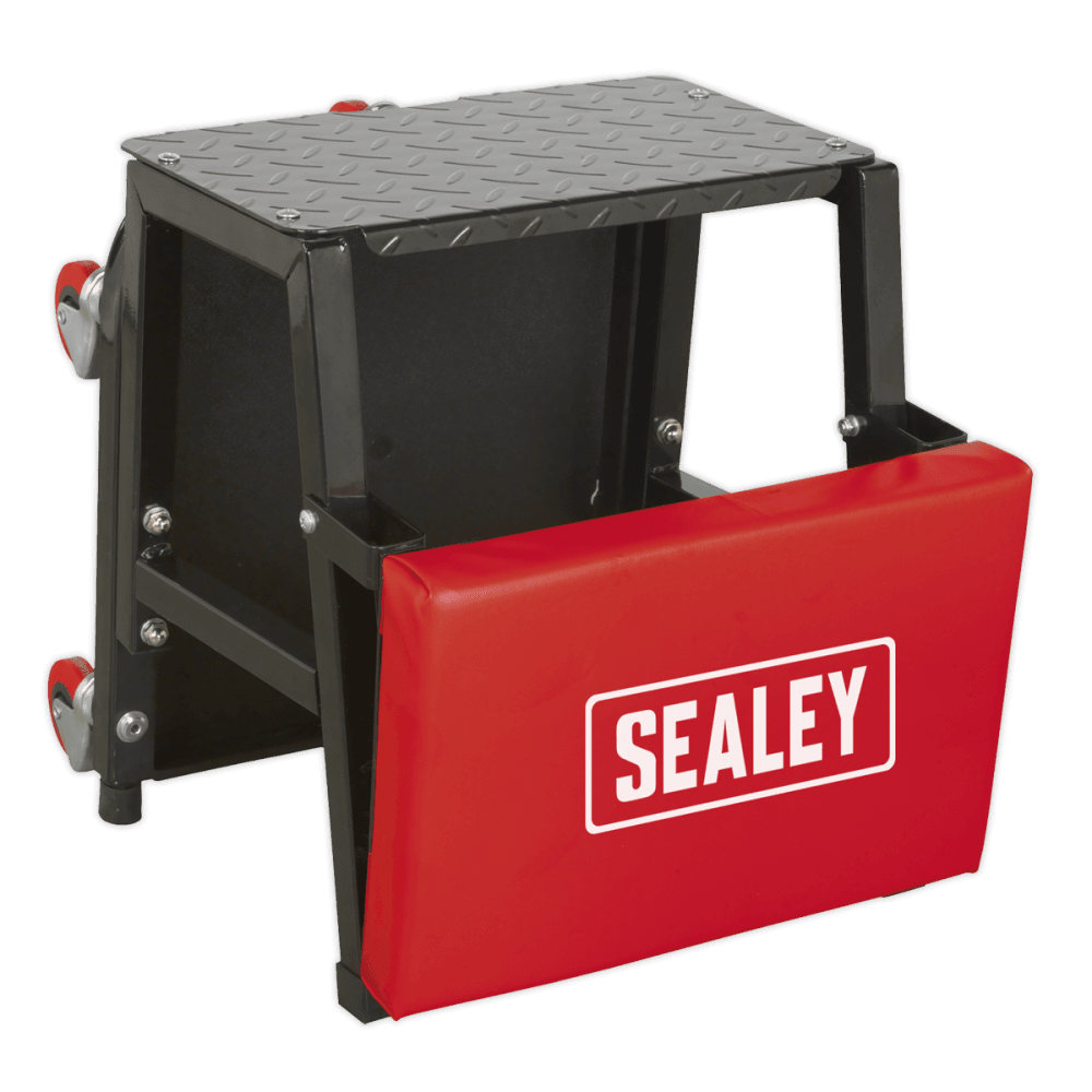 Sealey Mechanic's Utility Seat & Step Stool Model No- SCR16
