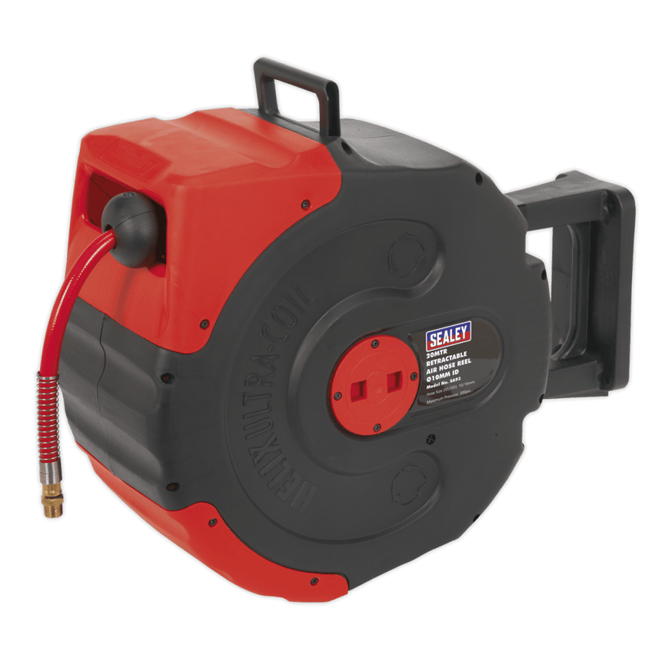 Sealey 20m Auto-Rewind Control Air Hose Reel 10mm ID Model No- SA93