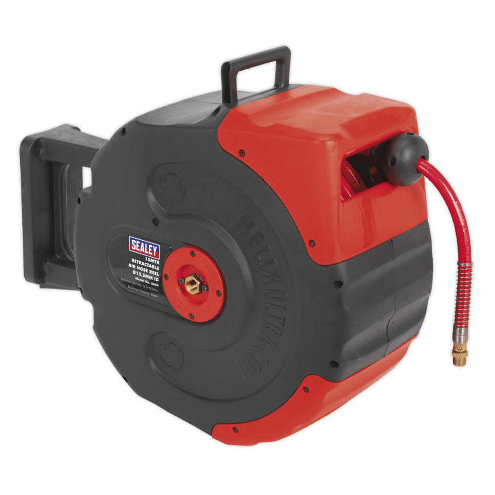 Sealey 15m Auto-Rewind Control Air Hose Reel 12.5mm ID Model No- SA94