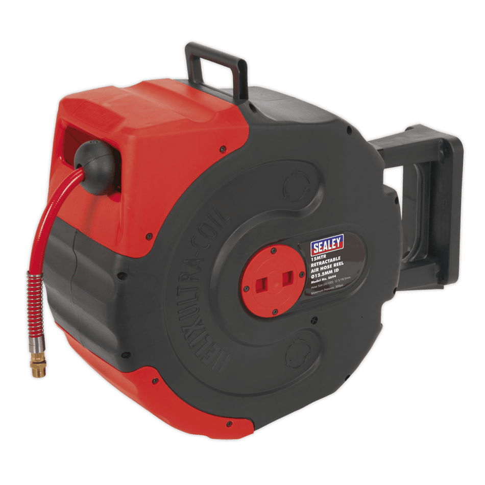 Sealey 15m Auto-Rewind Control Air Hose Reel 12.5mm ID Model No- SA94