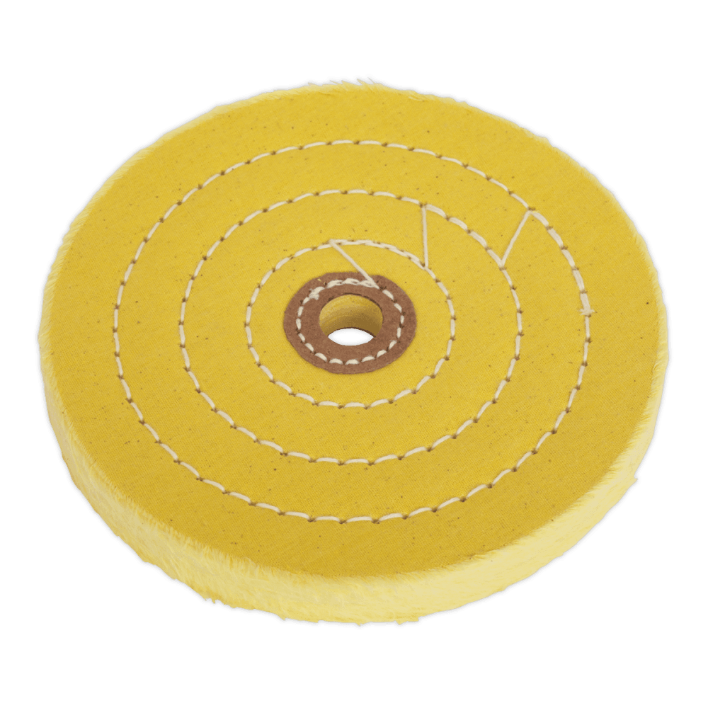 Sealey 150 x 13mm Buffing Wheel 13mm Bore - Coarse Model No- BG150BWC