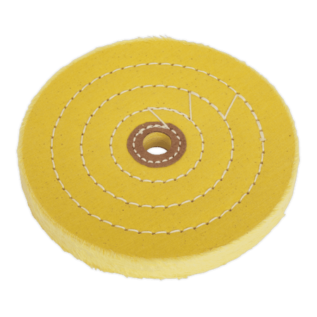 Sealey 150 x 13mm Buffing Wheel 13mm Bore - Coarse Model No- BG150BWC