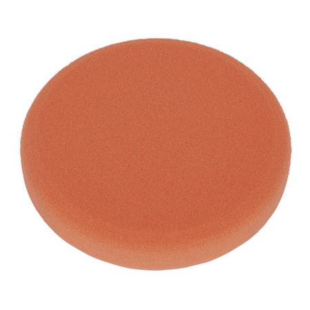 Sealey Hook-and-Loop Buffing & Polishing Foam Head 150 x 25mm - Orange/Firm Model No- PTCCHV150O