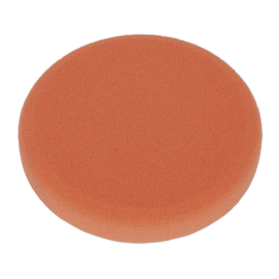 Sealey Hook-and-Loop Buffing & Polishing Foam Head 150 x 25mm - Orange/Firm Model No- PTCCHV150O