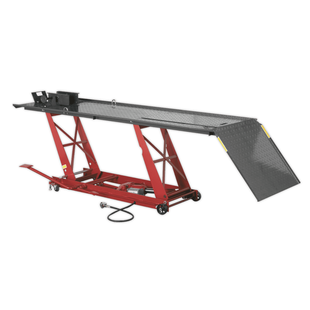 Sealey Motorcycle Lift 454kg Capacity Air/Hydraulic Model No- MC401A
