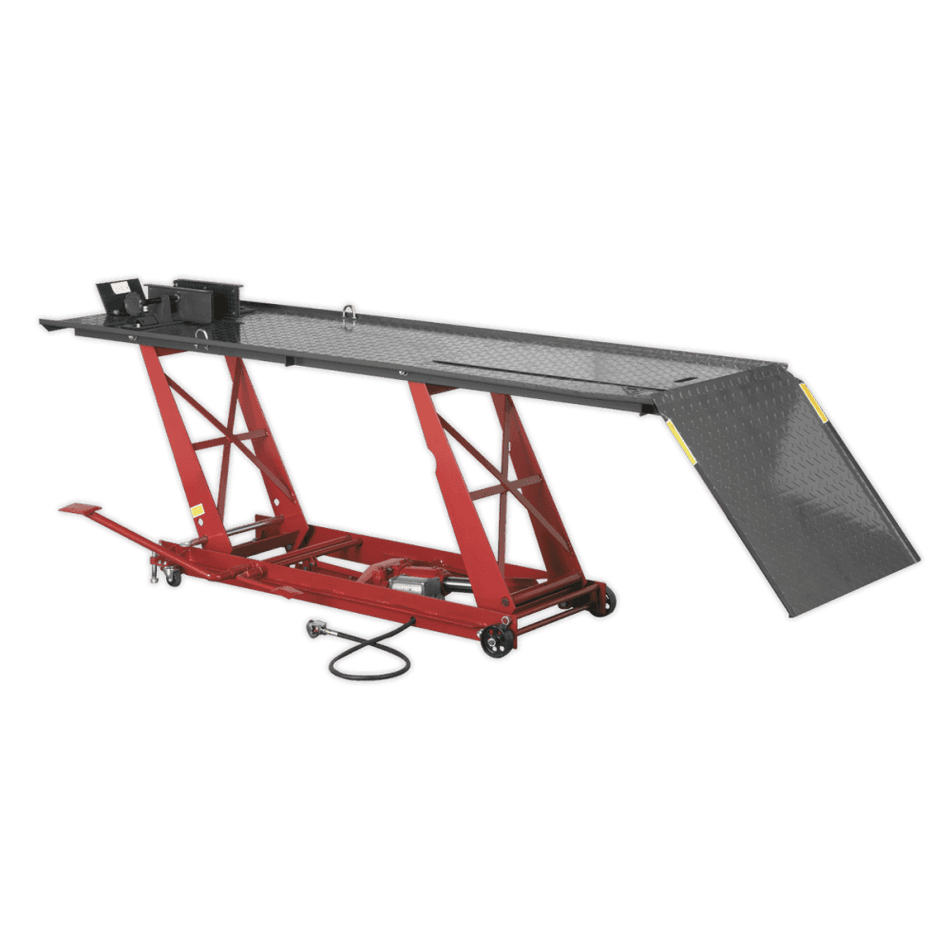 Sealey Motorcycle Lift 454kg Capacity Air/Hydraulic Model No- MC401A