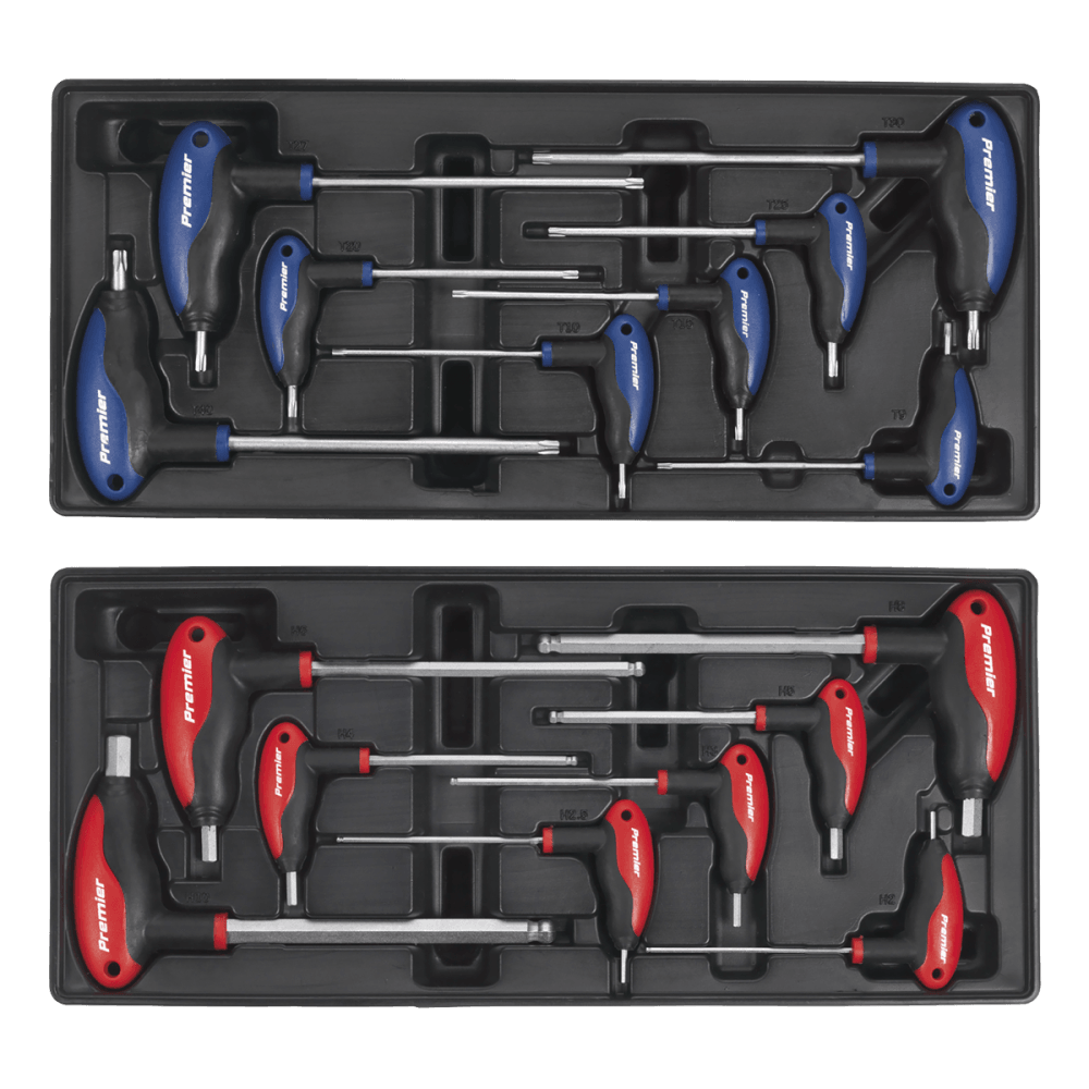 Sealey Tool Chest Combination 14 Drawer with Ball Bearing Runners - Blue & 1179pc Tool Kit Model No- SPTCCOMBO1