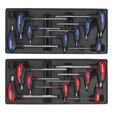 Sealey Tool Chest Combination 14 Drawer with Ball Bearing Runners - Blue & 1179pc Tool Kit Model No- SPTCCOMBO1