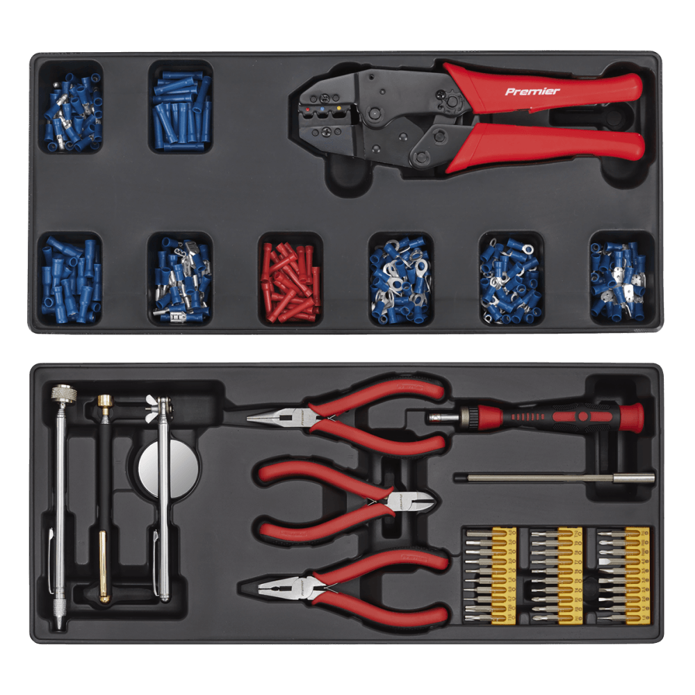 Sealey Tool Chest Combination 14 Drawer with Ball Bearing Runners - Blue & 1179pc Tool Kit Model No- SPTCCOMBO1
