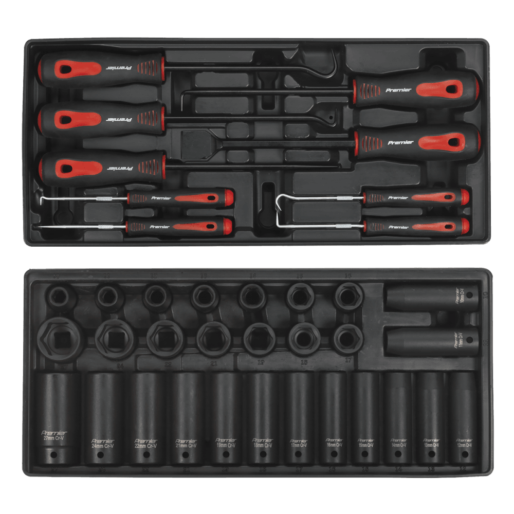 Sealey Tool Chest Combination 14 Drawer with Ball Bearing Runners - Blue & 1179pc Tool Kit Model No- SPTCCOMBO1