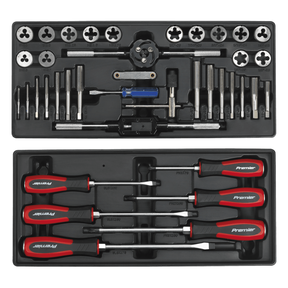 Sealey Tool Chest Combination 14 Drawer with Ball Bearing Runners - Blue & 1179pc Tool Kit Model No- SPTCCOMBO1