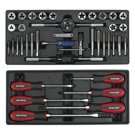 Sealey Tool Chest Combination 14 Drawer with Ball Bearing Runners - Blue & 1179pc Tool Kit Model No- SPTCCOMBO1
