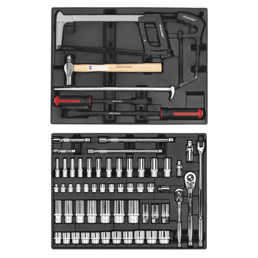Sealey Tool Chest Combination 14 Drawer with Ball Bearing Runners - Blue & 1179pc Tool Kit Model No- SPTCCOMBO1