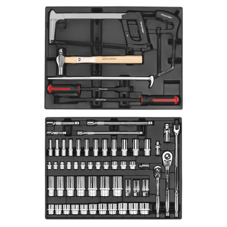 Sealey Tool Chest Combination 14 Drawer with Ball Bearing Runners - Blue & 1179pc Tool Kit Model No- SPTCCOMBO1