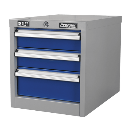 Sealey Industrial Triple Drawer Unit for API Series Workbenches Model No- API16