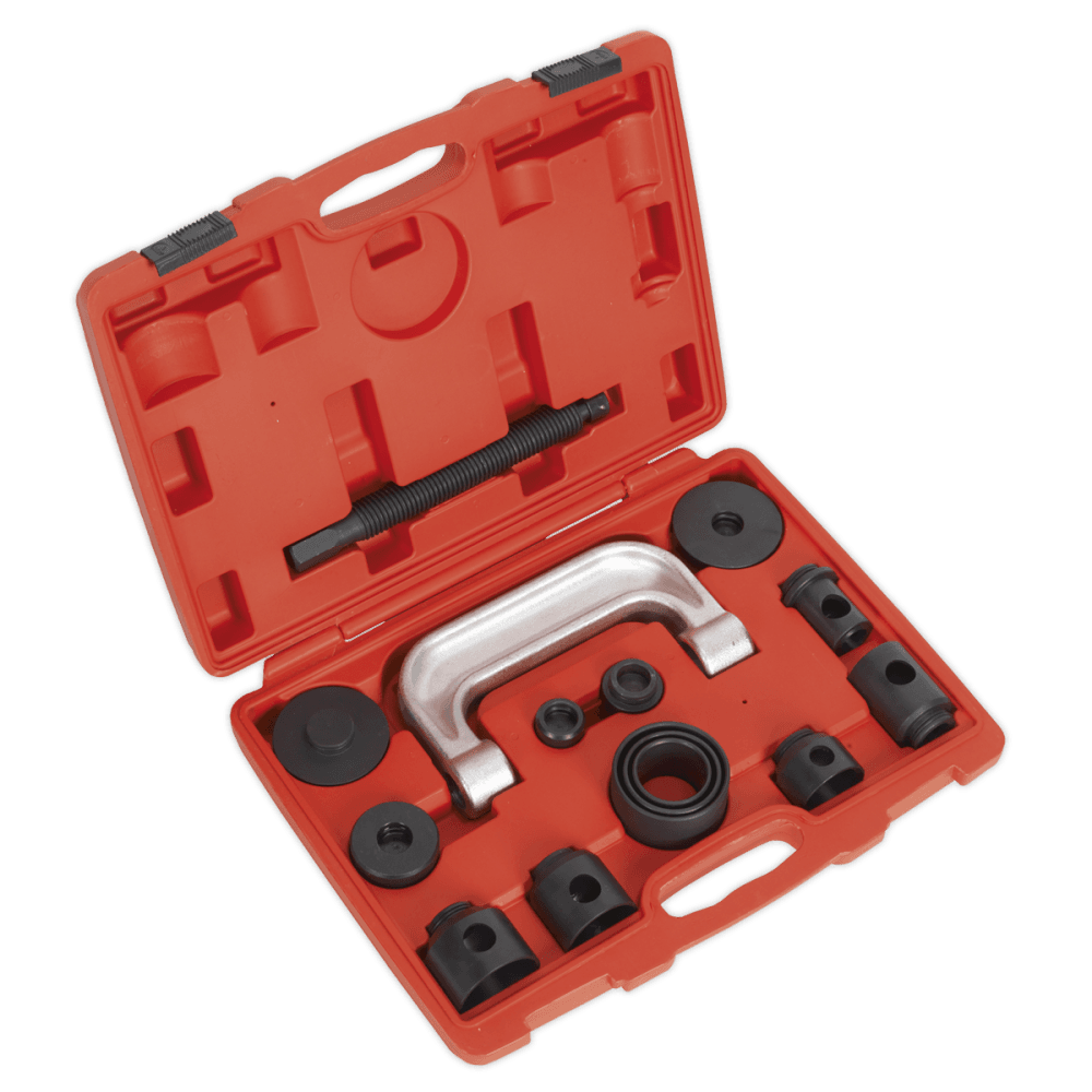 Sealey Lower Ball Joint Remover/Installer 14pc Mercedes, Renault Model No- VS1274
