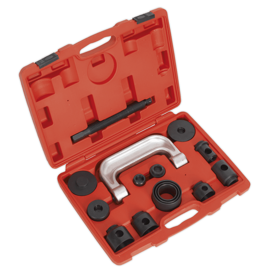 Sealey Lower Ball Joint Remover/Installer 14pc Mercedes, Renault Model No- VS1274
