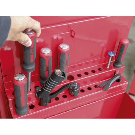 Sealey Side Cabinet for Long Handle Tools - Red Model No- APLHT