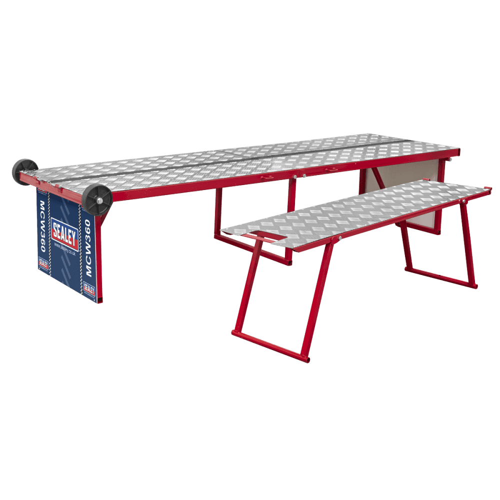 Sealey Motorcycle Portable Folding Workbench 360kg Capacity Model No- MCW360