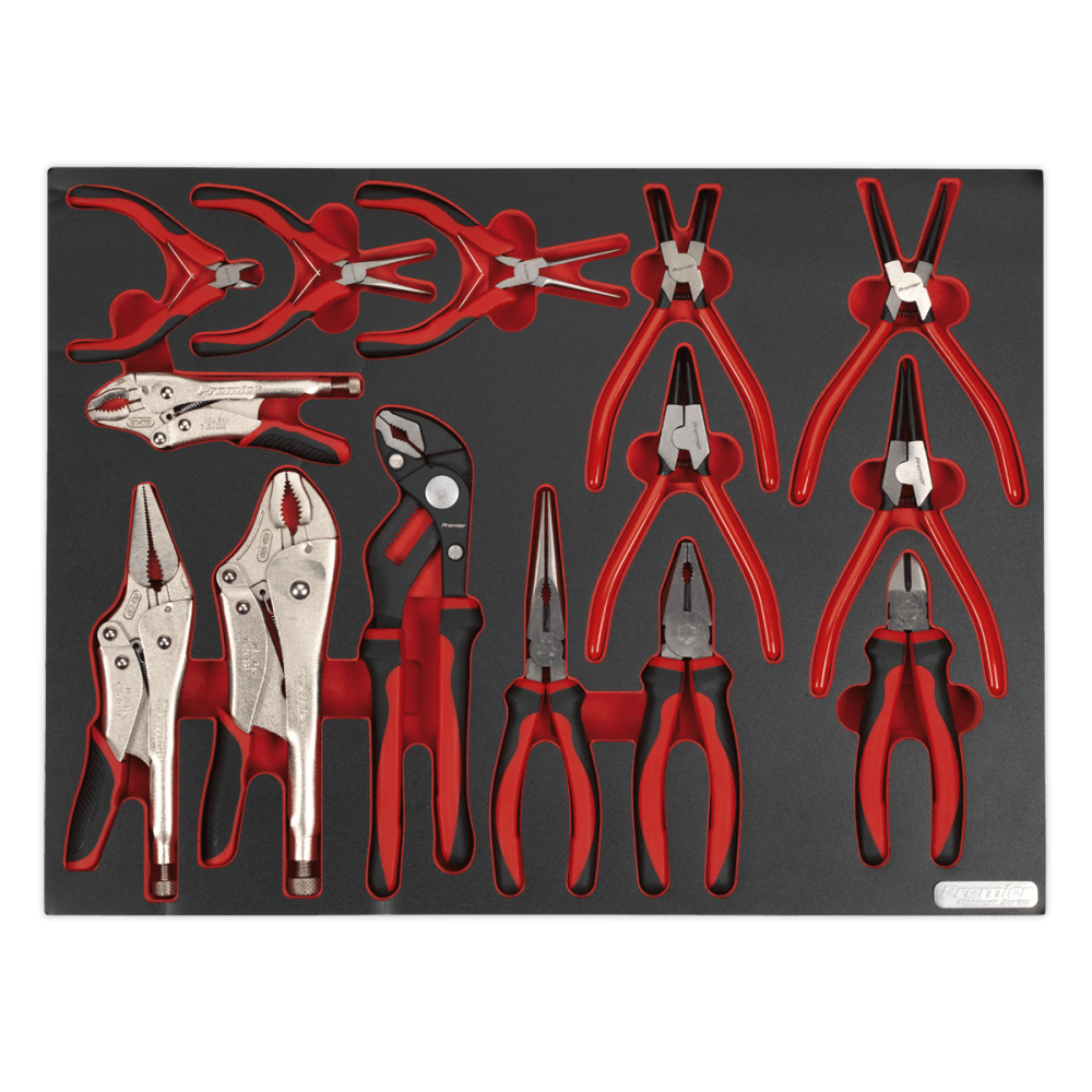 Sealey Tool Tray with Pliers Set 14pc Model No- TBTP05