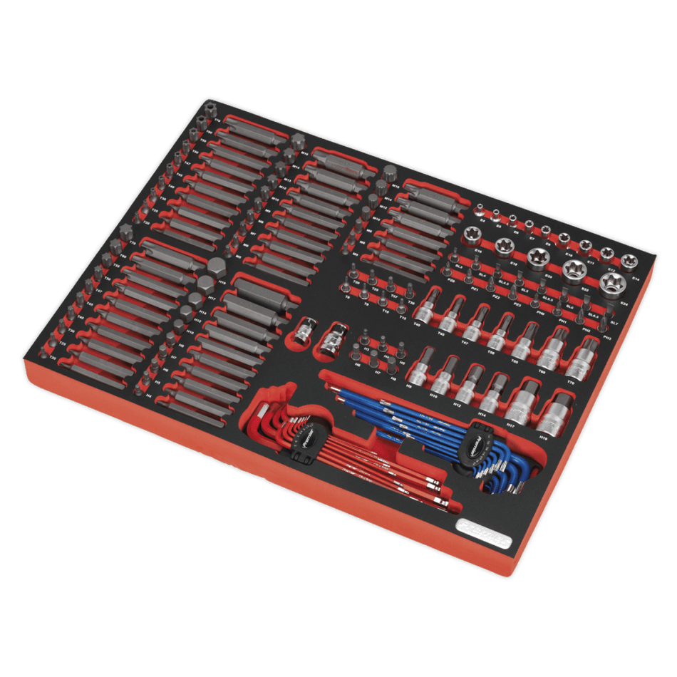 Sealey Tool Tray with Specialised Bits & Sockets 177pc Model No- TBTP07