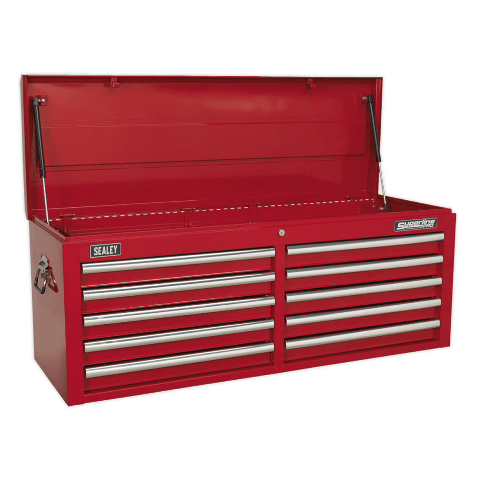 Sealey Topchest 10 Drawer with Ball Bearing Runners - Red Model No- AP5210T