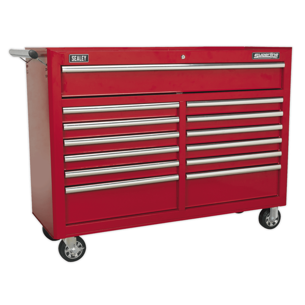 Sealey Rollcab 13 Drawer with Ball Bearing Runners - Red Model No- AP5213T