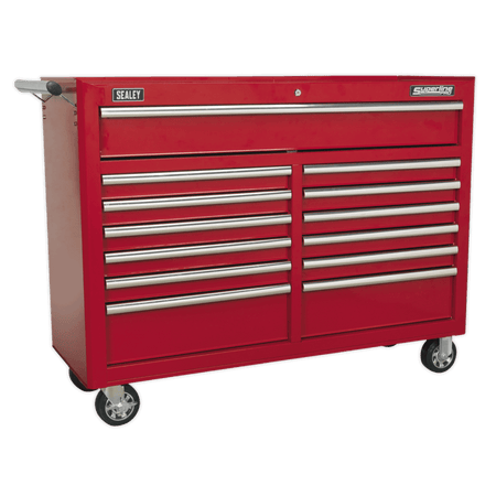 Sealey Rollcab 13 Drawer with Ball Bearing Runners - Red Model No- AP5213T