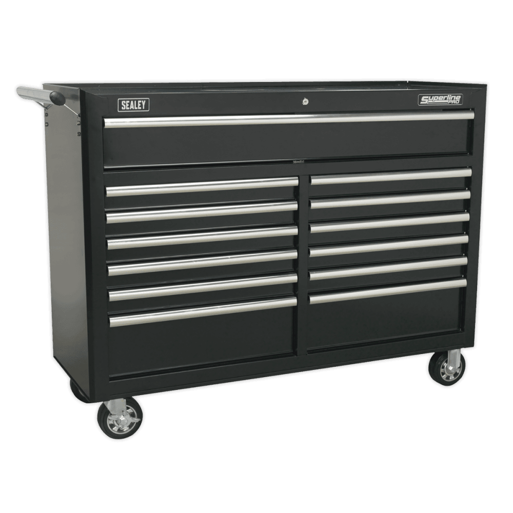 Sealey Rollcab 13 Drawer with Ball Bearing Runners - Black Model No- AP5213TB