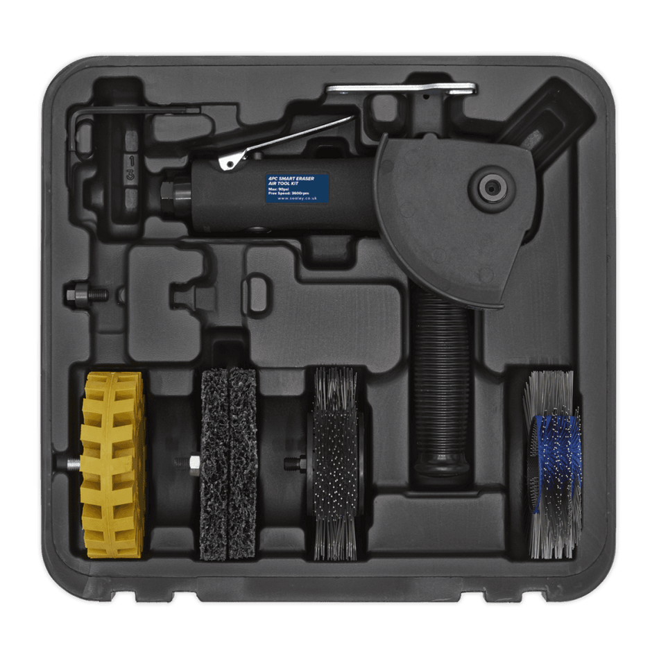 Sealey Smart Eraser Air Tool Kit 4pc Model No- SA695