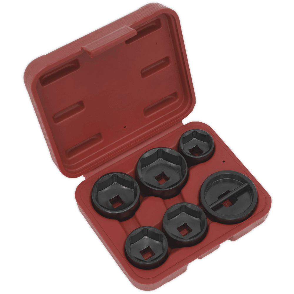 Sealey Oil Filter Cap Wrench Set 6pc Model No- VS7103