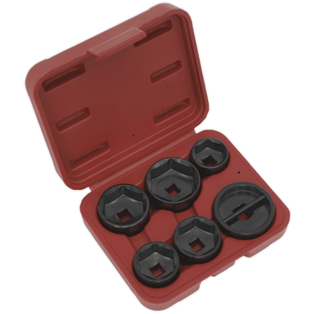 Sealey Oil Filter Cap Wrench Set 6pc Model No- VS7103