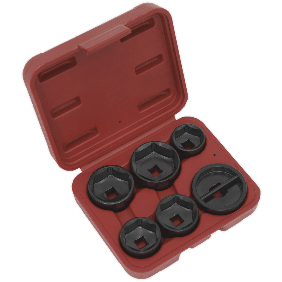 Sealey Oil Filter Cap Wrench Set 6pc Model No- VS7103