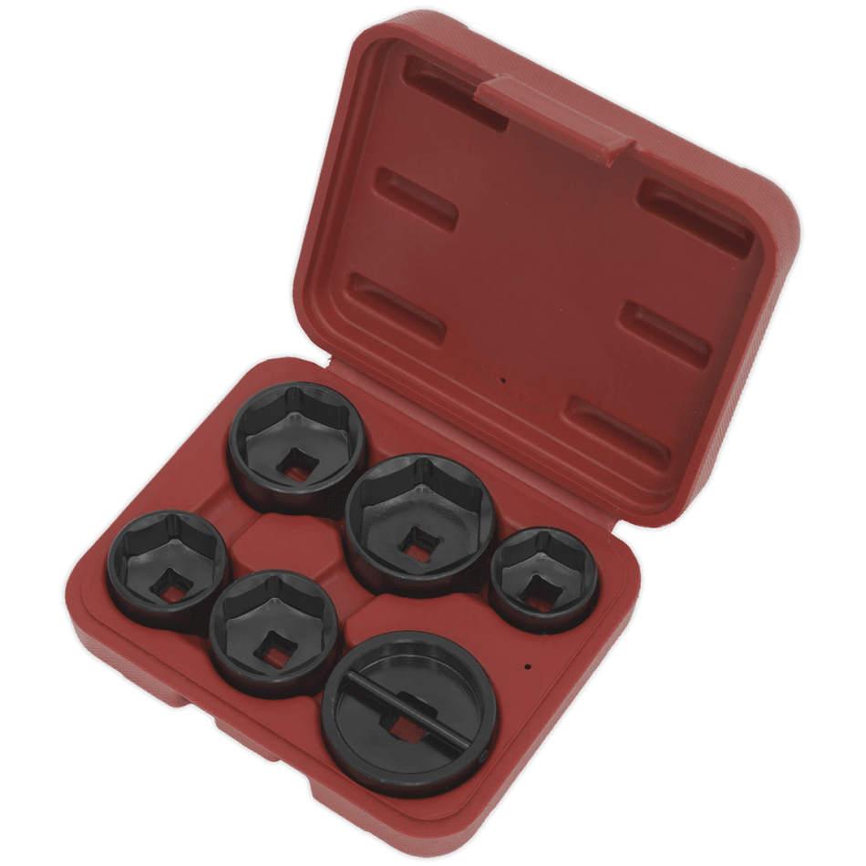 Sealey Oil Filter Cap Wrench Set 6pc Model No- VS7103