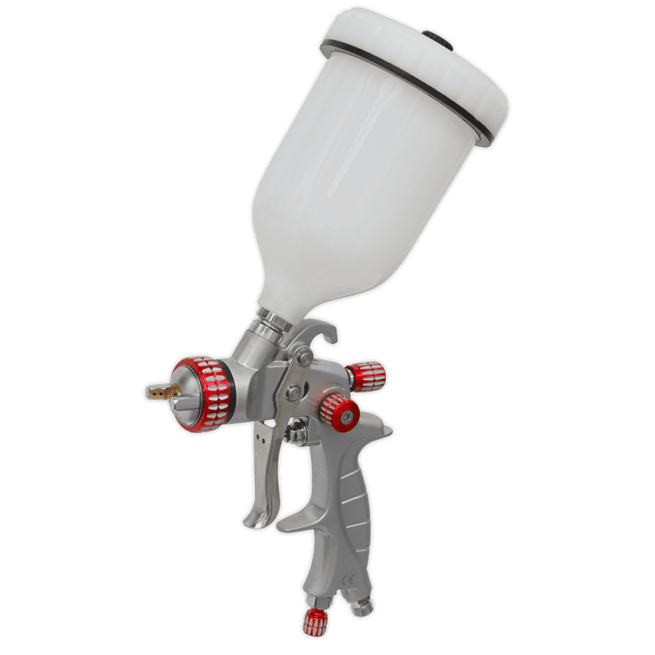 Sealey HVLP Gravity Feed Spray Gun 1.4mm Set-Up Model No- HVLP01