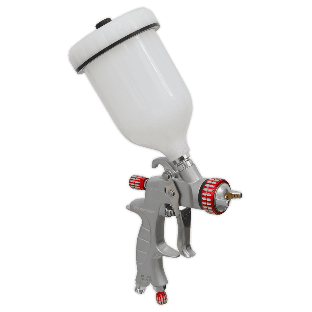 Sealey HVLP Gravity Feed Spray Gun 1.4mm Set-Up Model No- HVLP01