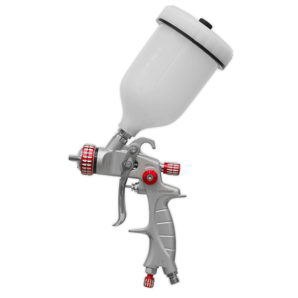Sealey HVLP Gravity Feed Spray Gun 1.4mm Set-Up Model No- HVLP01