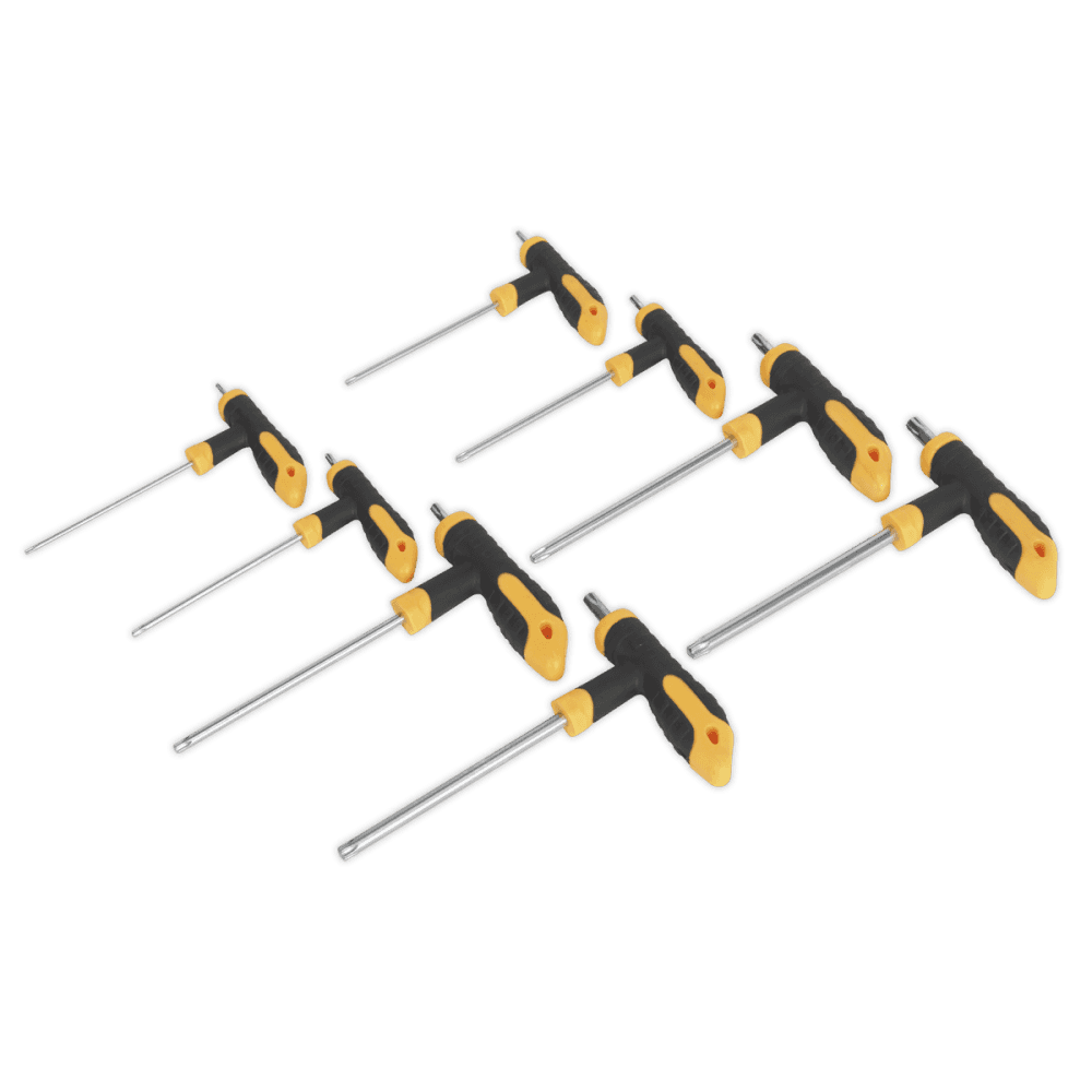 Sealey T-Handle TRX-Star Key Set 8pc Model No-. S01070