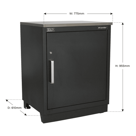 Sealey Modular Floor Cabinet 1 Door 775mm Heavy-Duty Model No- APMS01