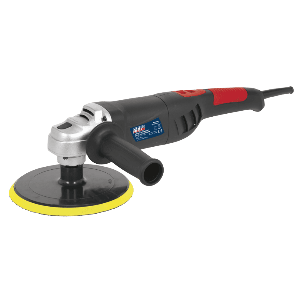 Sealey 180mm Lightweight Variable Speed Digital Rotary Polisher 1100W/230V Model No- ER1700PD