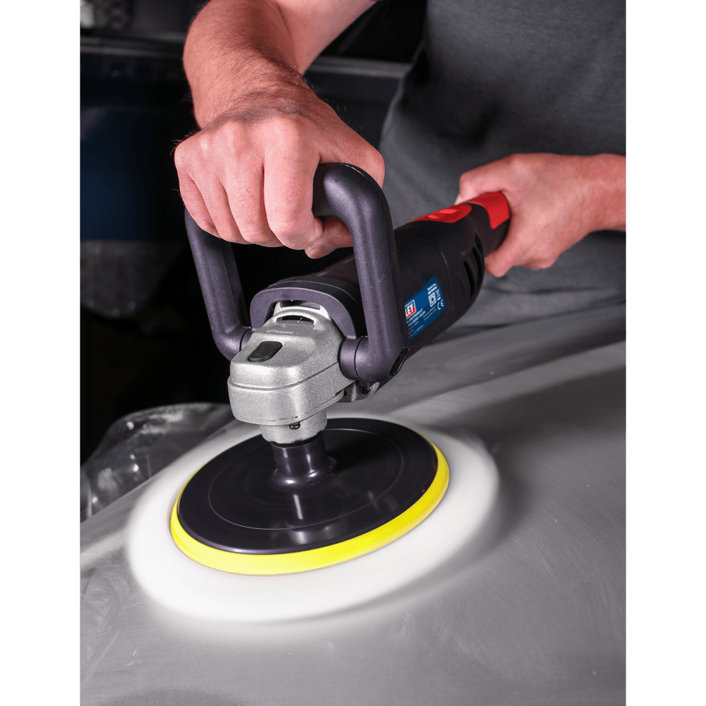 Sealey 180mm Lightweight Variable Speed Digital Rotary Polisher 1100W/230V Model No- ER1700PD