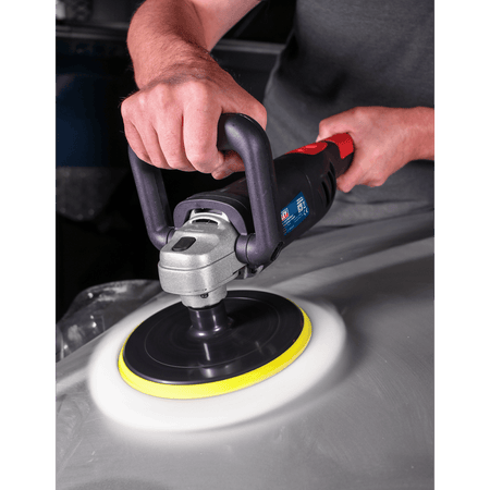 Sealey 180mm Lightweight Variable Speed Digital Rotary Polisher 1100W/230V Model No- ER1700PD