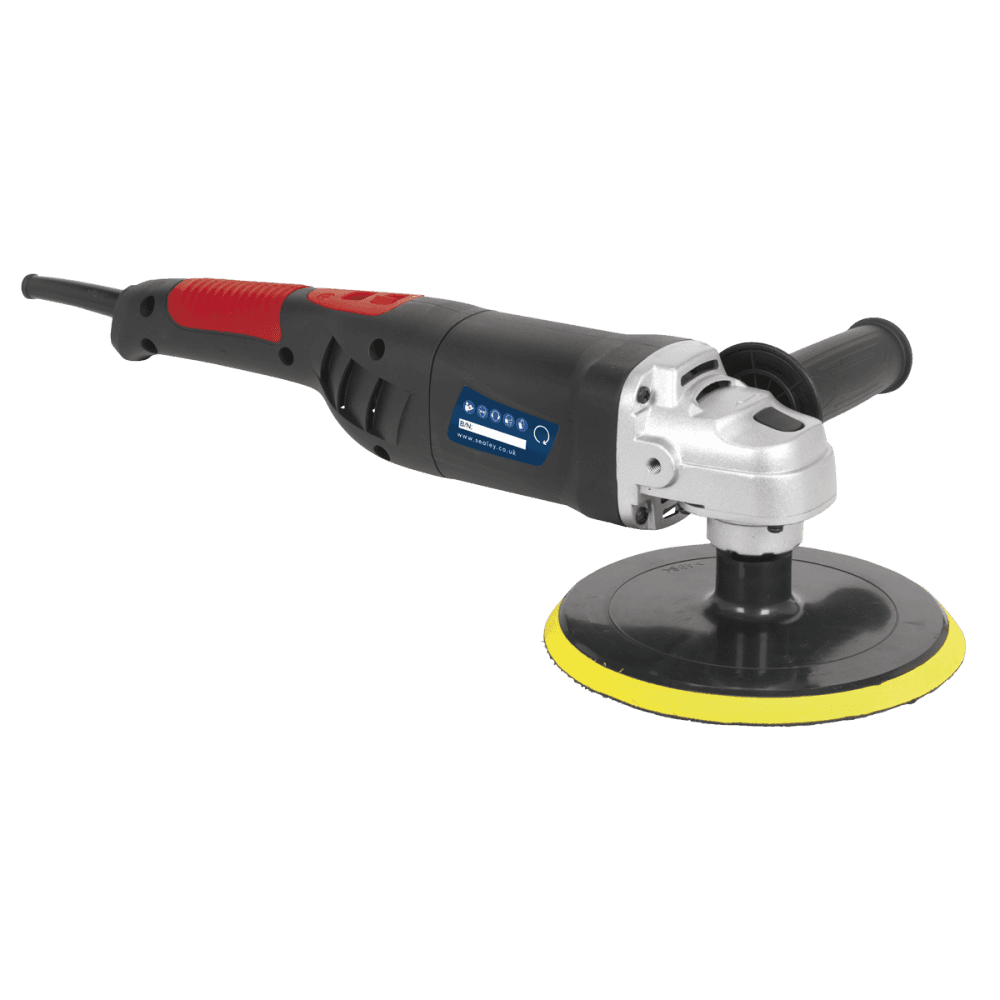 Sealey 180mm Lightweight Variable Speed Digital Rotary Polisher 1100W/230V Model No- ER1700PD