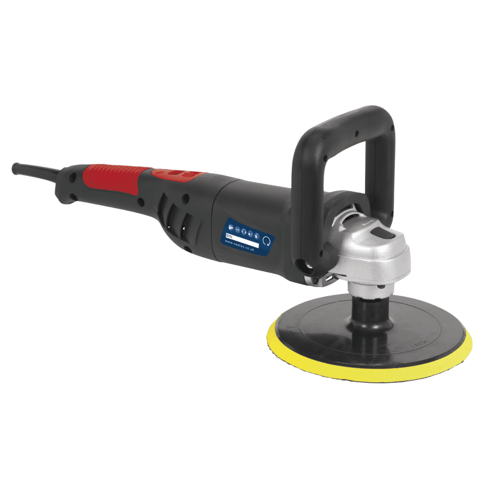 Sealey 180mm Lightweight Variable Speed Digital Rotary Polisher 1100W/230V Model No- ER1700PD