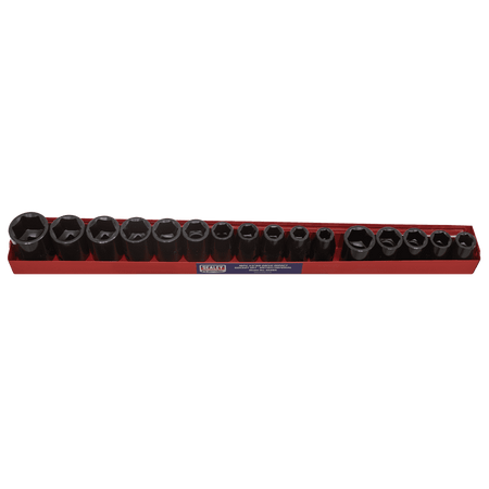 Sealey Impact Socket Set 16pc 1/2"Sq Drive Metric/Imperial Model No-AK684