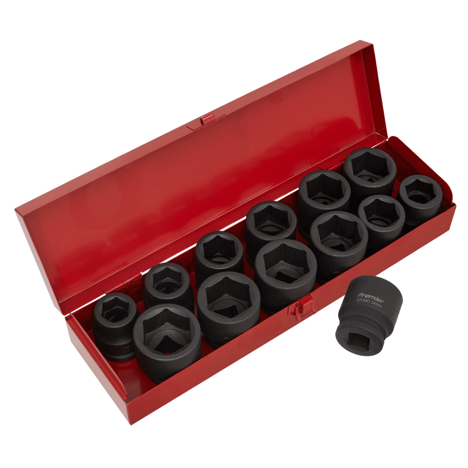 Sealey Impact Socket Set 13pc 3/4"Sq Drive Metric/Imperial Model No-AK686