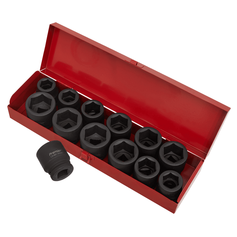 Sealey Impact Socket Set 13pc 3/4"Sq Drive Metric/Imperial Model No-AK686