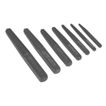 Sealey Screw Extractor Set 7pc Square Type Model No-AK720